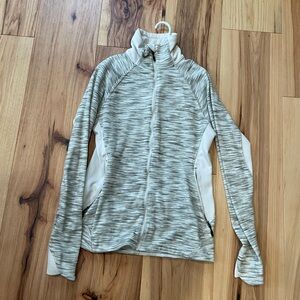 Columbia Cream and Gray Knit Jacket